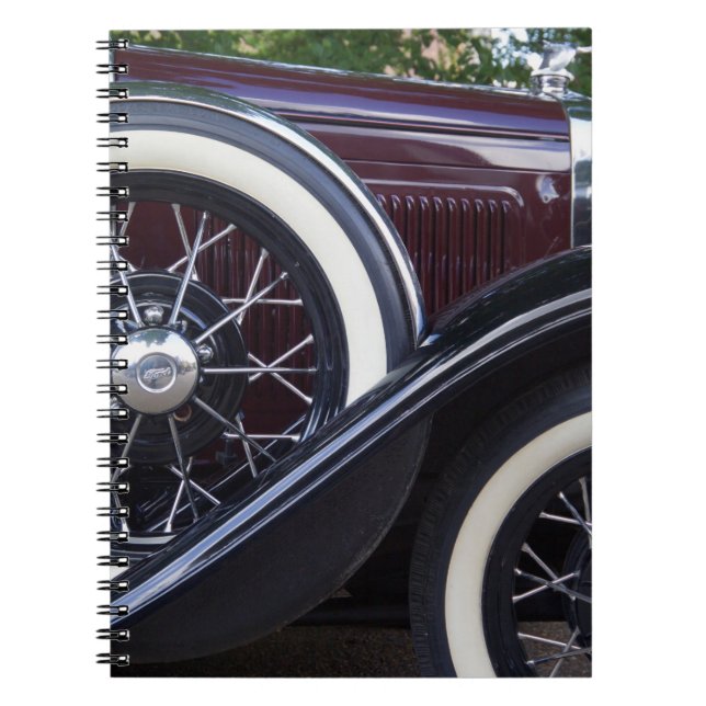 Cuaderno Coche clásico Ford A 1930 (Frente)
