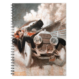 Cuaderno Coche contra el tren de Guillermo Harnden adoptivo