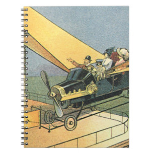 Cuaderno Coche convertible de ciencia ficción steampunk vin