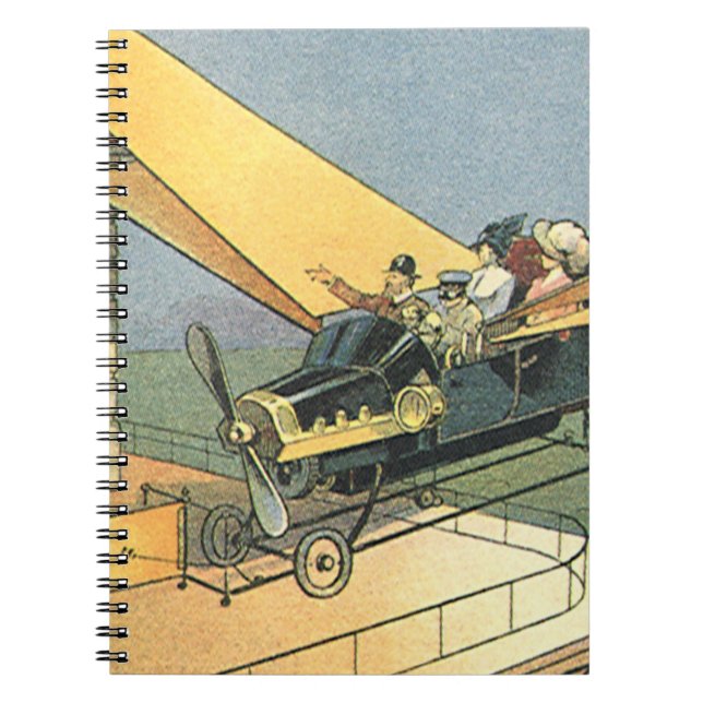 Cuaderno Coche convertible de ciencia ficción steampunk vin (Frente)