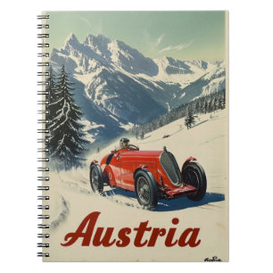 Cuaderno Coche de Carreras de época en Austria
