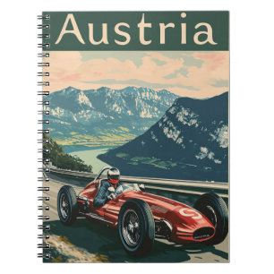 Cuaderno Coche de Carreras de época en Austria