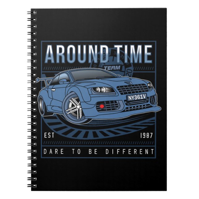 Cuaderno Coche de Carreras _ Motor 13 (Frente)
