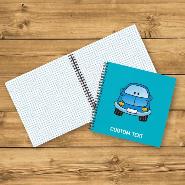 Cuaderno Coche de dibujos animados azul (Subido por el creador)