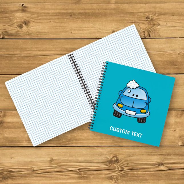 Cuaderno Coche de dibujos animados azul (Subido por el creador)