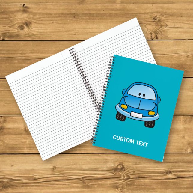 Cuaderno Coche de dibujos animados azul (Subido por el creador)
