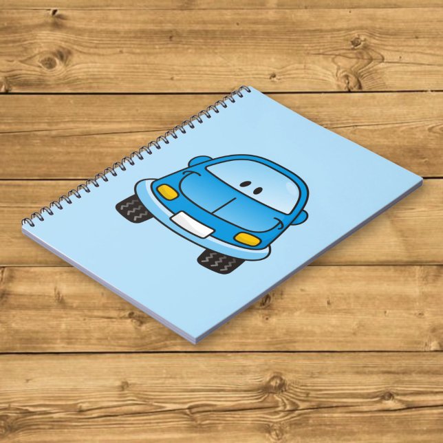 Cuaderno Coche de dibujos animados azul (Subido por el creador)