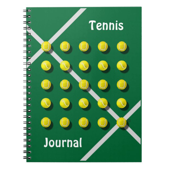Cuaderno Coche de tenis, personalizado (Frente)