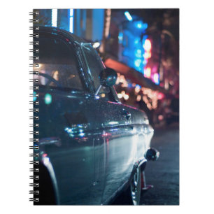 Cuaderno Coche del vintage de la impulsión del océano