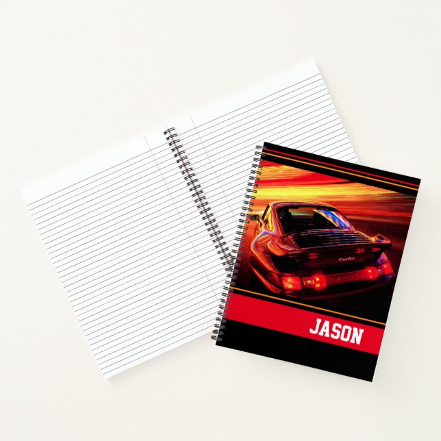 Cuaderno Coche deportivo (Interior)