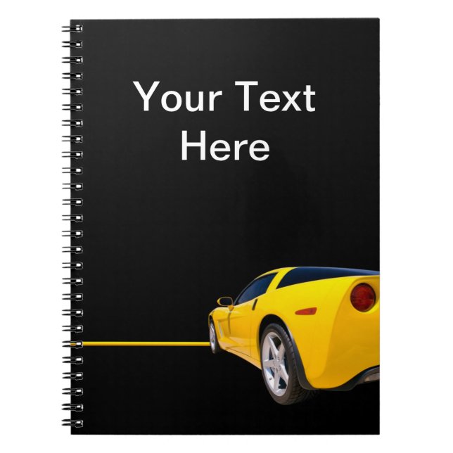 Cuaderno Coche deportivo (Frente)