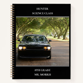 Cuaderno Coche deportivo Black Muscle 2013