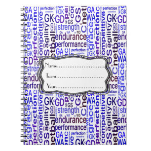 Cuaderno Coche personalizado del Netball