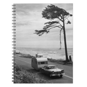Cuaderno Coche que tira del remolque