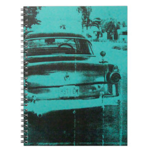 Cuaderno Coche verde