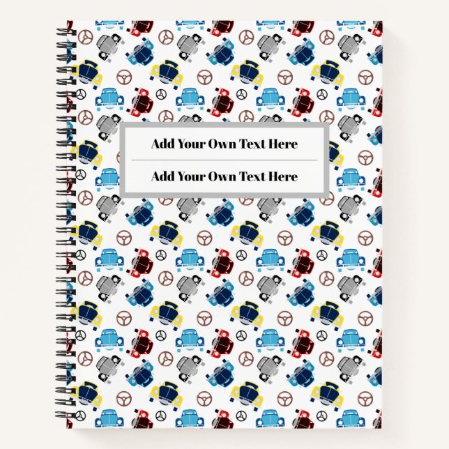 Cuaderno Coches Antiguos (Anverso)
