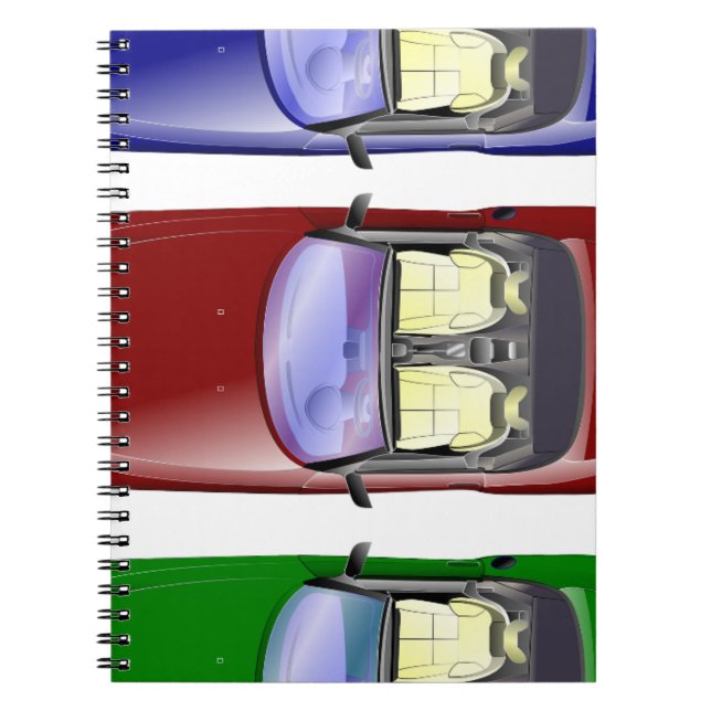 Cuaderno Coches coloridos (Frente)