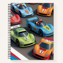 Cuaderno Coches de carreras