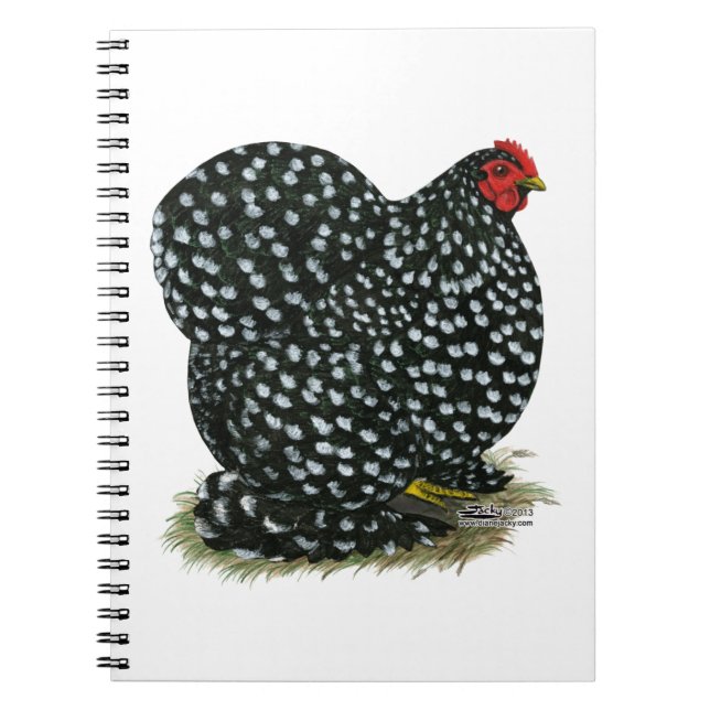 Cuaderno Cochin Mottled Hen (Frente)