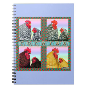 Cuaderno Cochins Cuatro colores