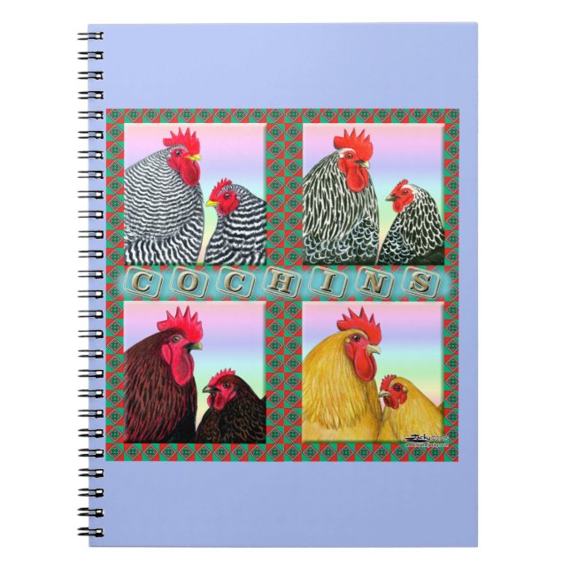 Cuaderno Cochins Cuatro colores (Frente)