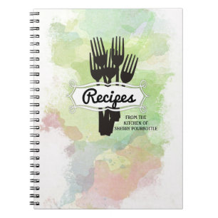 Cuaderno Cocina de cocineros de color acuático