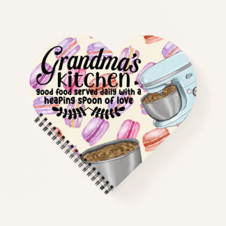 Cuaderno Cocina de la abuela servida todos los días con él