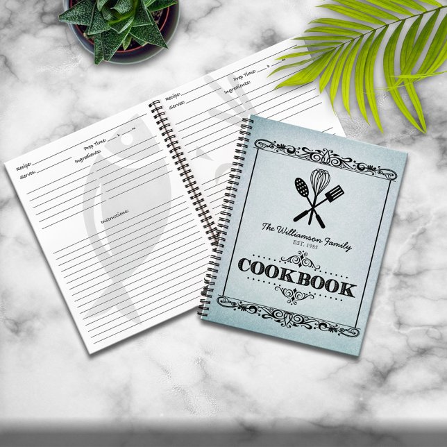 Cuaderno Cocina de la familia de papel de adultos de Aqua (Subido por el creador)