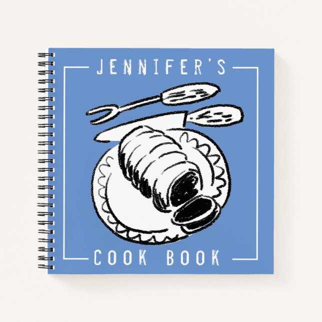 Cuaderno Cocina de recetas personalizadas (Anverso)