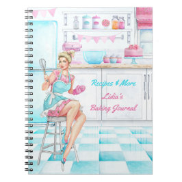 Cuaderno Cocina Retro de Cocina Cocina y Cocina