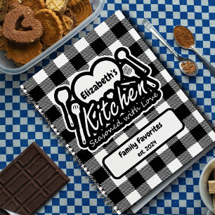 Cuaderno Cocina rústica de Personalizado con manchas de búf