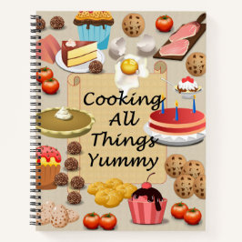 Cuaderno Cocinar todas las cosas Yumys Recipe Journal