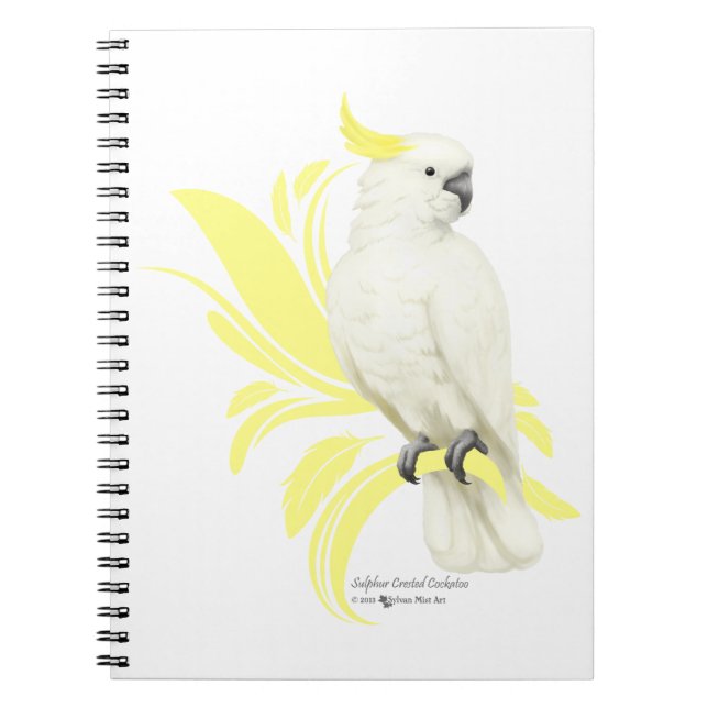 Cuaderno Cockatoo con crema de azufre (Frente)