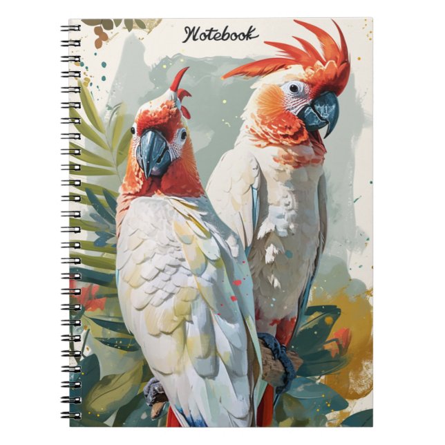 Cuaderno Cockatoos Vintage (Frente)