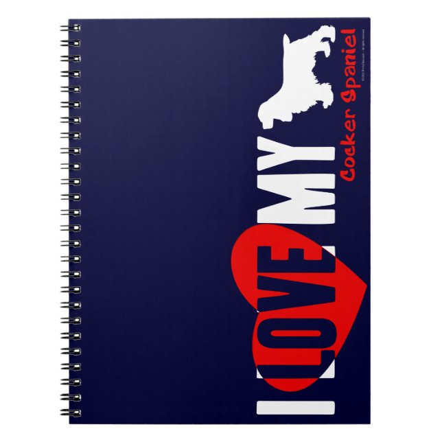 Cuaderno Cocker spaniel (Frente)
