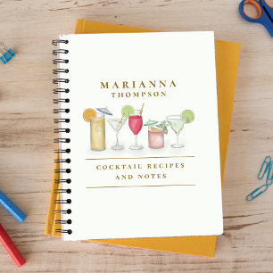 Cuaderno Cocktail acuático simple Bebe Personalizado elegan