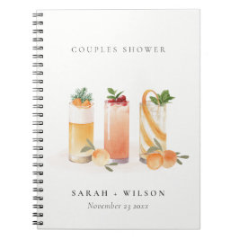 Cuaderno Cocktail de fruta lindo Naranja Rubor Parejas Duch