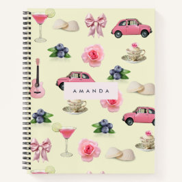 Cuaderno Coco Chanel Personalizado Coquette Vintage Concha