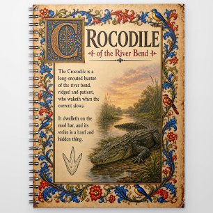 Cuaderno Cocodrilo, Arte de Bestiario Medieval