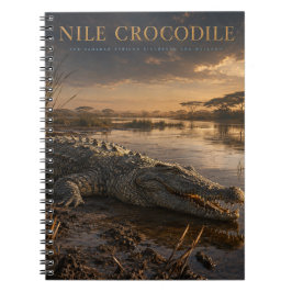 Cuaderno Cocodrilo del Nilo Río Africano ANIMALES