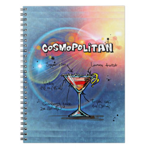 Cuaderno Cóctel cosmopolita (#2 de 12 paquetes de recetas