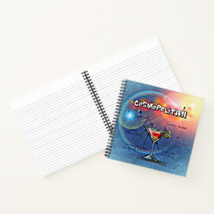 Cuaderno Cóctel cosmopolita (#2 de 12 paquetes de recetas p