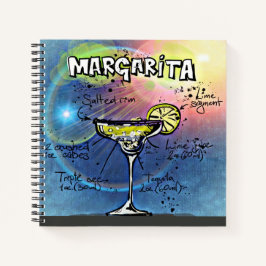 Cuaderno Cóctel Margarita (#9 de 12 paquetes de recetas par