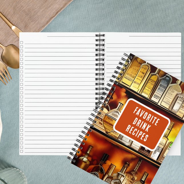 Cuaderno Cócteles favoritos de la barra trasera (Subido por el creador)