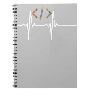 Cuaderno Coders Funny   Codificación del programador de sof