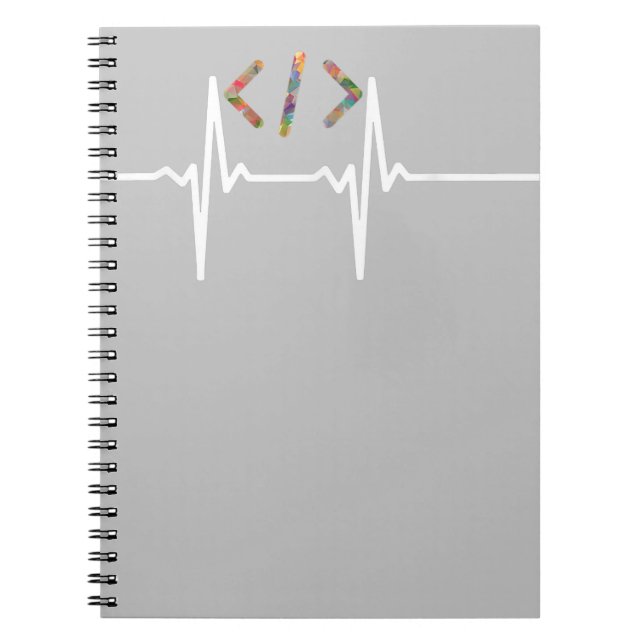 Cuaderno Coders Funny | Codificación del programador de sof (Frente)