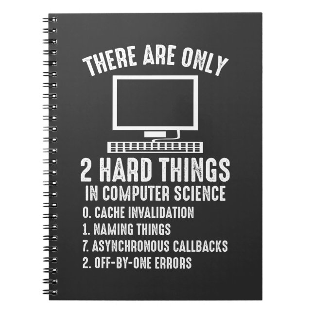 Cuaderno Codificador de ingeniero informático para programa (Frente)