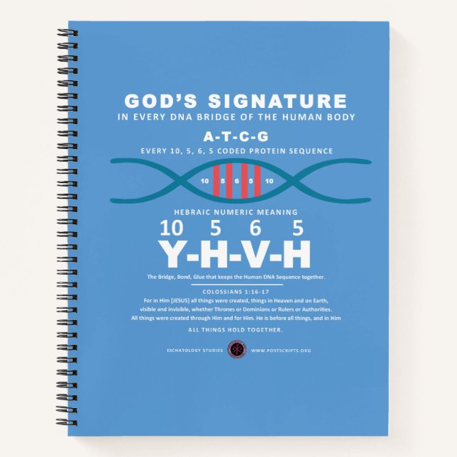 Cuaderno Código ADN-YHVH (Anverso)