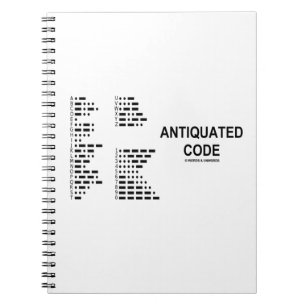 Cuaderno Código Anticuado (Código Internacional Morse)