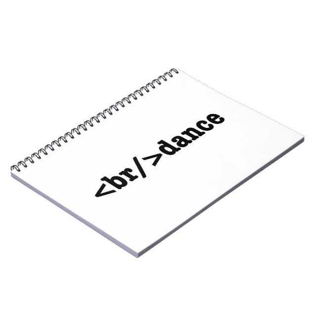 Cuaderno código HTML de interrupción (Lado Izquierdo)